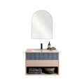 CONJUNTO DE BAÑO HABITARE MODELO SY2019-60 / MUEBLE + BACHA + ESPEJO C/ LUZ LED- 60 cm Conjunto De Baño Habitare Modelo Sy2019-60 / Mueble + Bacha + Espejo C/ Luz Led- 60 Cm