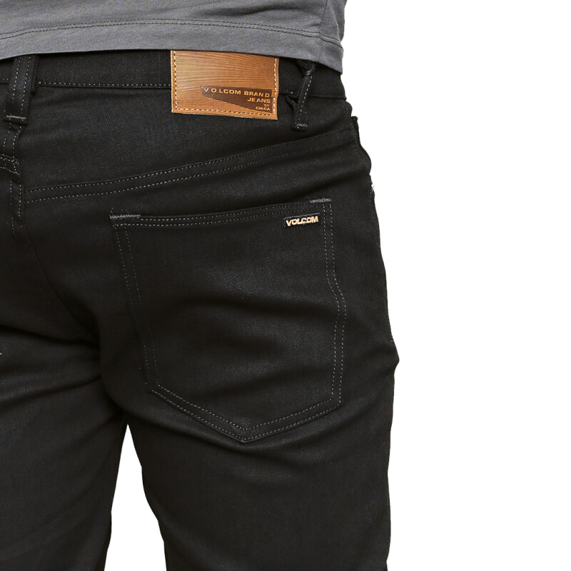 Pantalon Volcom Vorta Denim - Negro Pantalon Volcom Vorta Denim - Negro
