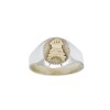 Anillo Profesión Constructor-Plata y Oro-Sin Piedra-AP5012 Sinpiedra