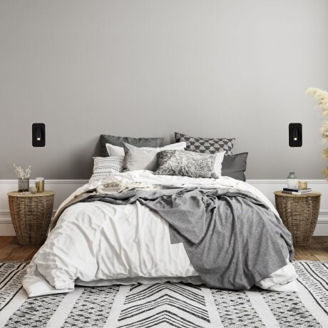 Portátil led de pared con SPOT móvil, DOBLE LUZ NEGRA