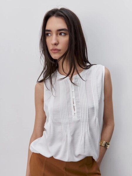 BLUZA D.CASSIN NUPA BLANCO