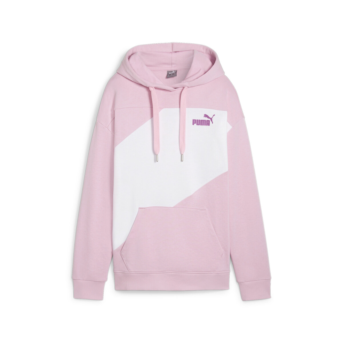 W PUMA POWER HOODIE TR - Rosado 