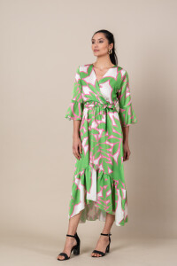 VESTIDO DUO Verde Manzana
