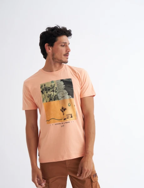 Remera Aizen Coral