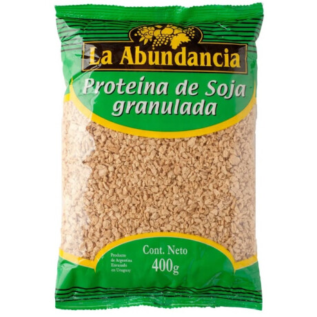 PROTEINA SOJA 400 GR LA ABUNDANCIA PROTEINA SOJA 400 GR LA ABUNDANCIA