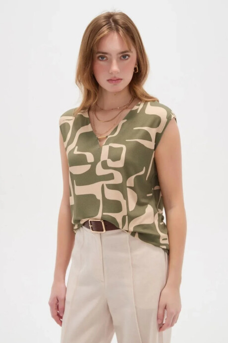 Blusa Olsar Estampado 2