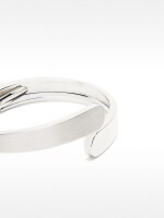 Pulsera Rígida Plateada plateado