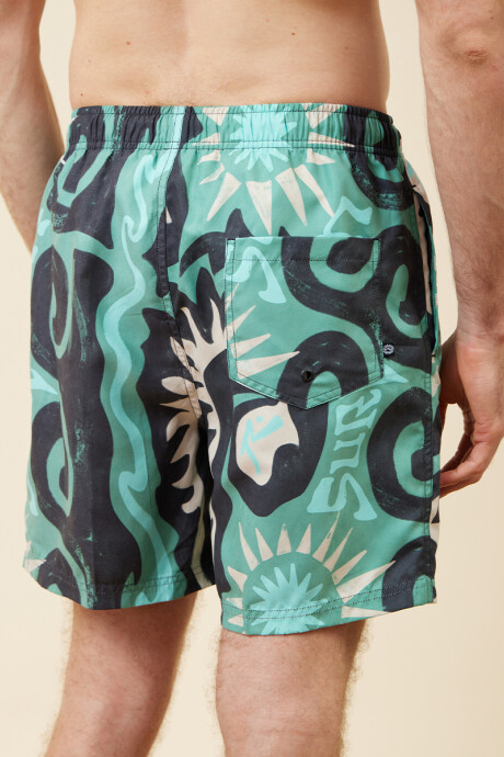 SHORT MELEYS RUSTY Verde Oscuro