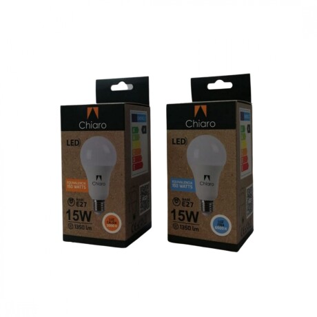 Pack x2 pcs - Lámpara led estándar 15W E27 Luz Cálida