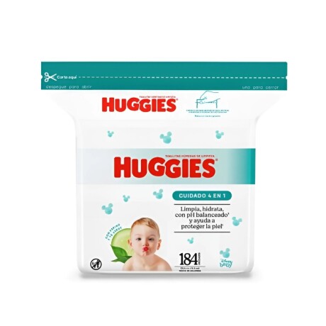 Huggies cuidado 4 en 1 toallitas húmedas x184 un Huggies cuidado 4 en 1 toallitas húmedas x184 un