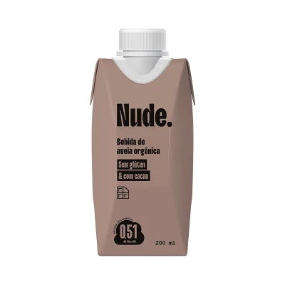 LECHE DE AVENA Y CACAO NUDE 200M Bebida Nude Avena Y Cacao 200m