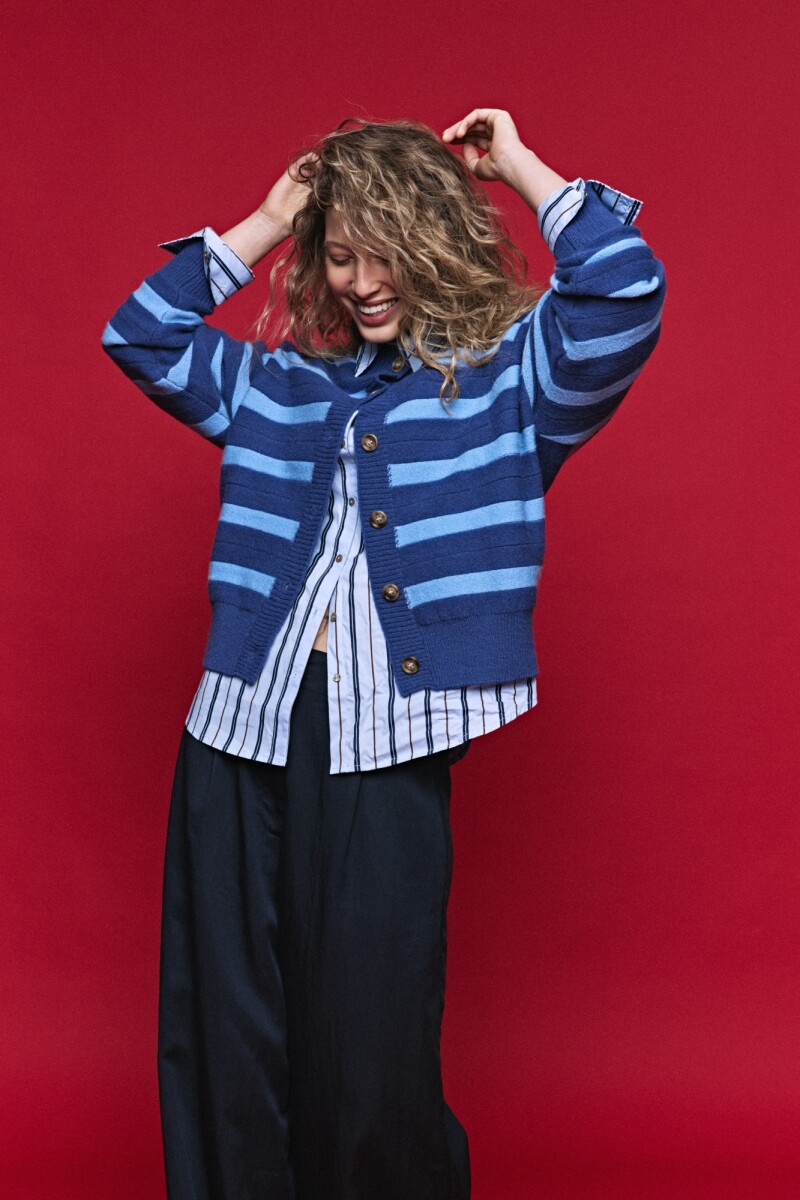 CARDIGAN STUD Azul