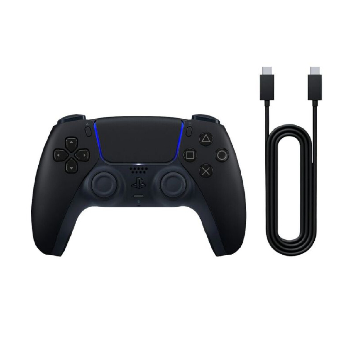 Control DualSense Wireless Controller - Midnight Black + USB Cable 
