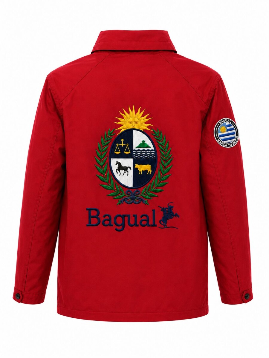 Campera Taslon Escudo Nacional - Roja 