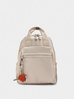 Mochila De Nylon Con Colgante De Corazón crudo