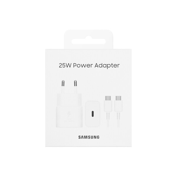 Cargador original Samsung GaN de 25W color blanco Cargador Original Samsung Gan De 25w Color Blanco