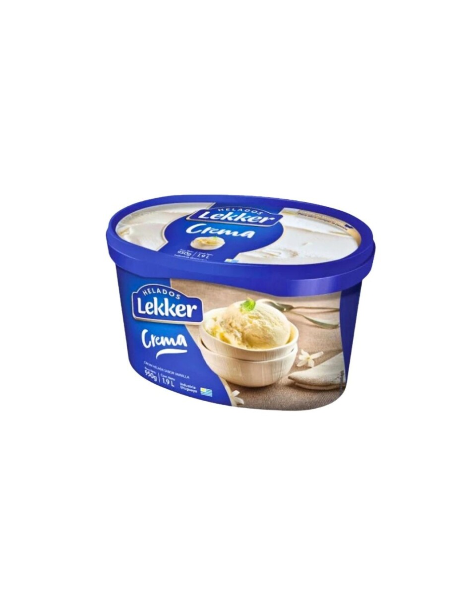 HELADO LEKKER 1.9LT CREMA 
