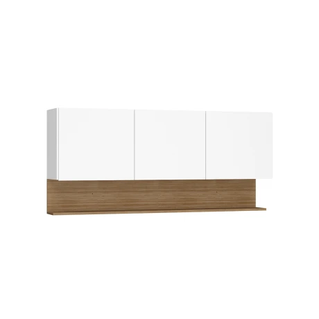Modulo Aereo Para Cocina Tres Puertas De 150 cms. FREIJO Y BLANCO