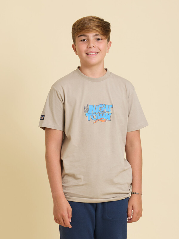 T-SHIRT FUNGI TEEN RUSTY Hueso