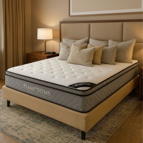 Sommier Queen Hamptons Hybrid Ruthenium Beige