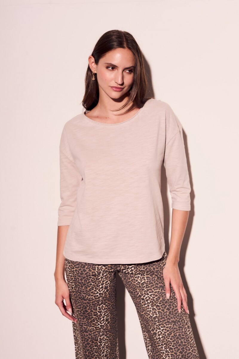 Remera Algodón Gris