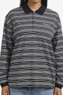 W' L/S LARGO POLO T-SHIRT Rayas
