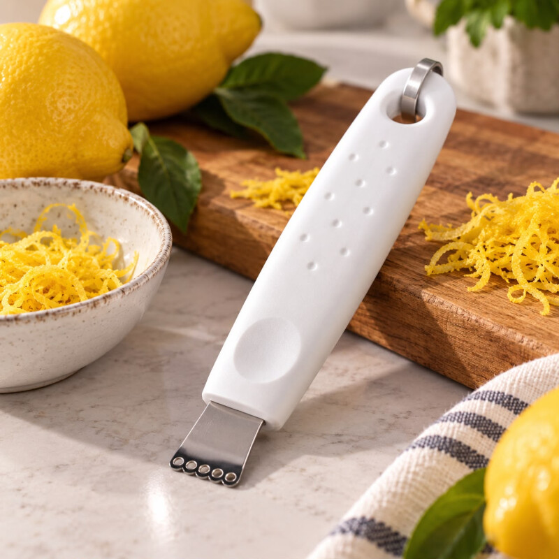 Raspador de Limon Acero Inoxidable Mango Polipropileno Tramontina Raspador de Limon Acero Inoxidable Mango Polipropileno Tramontina