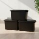 Set x3 Caja organizadora 30lts NEGRO