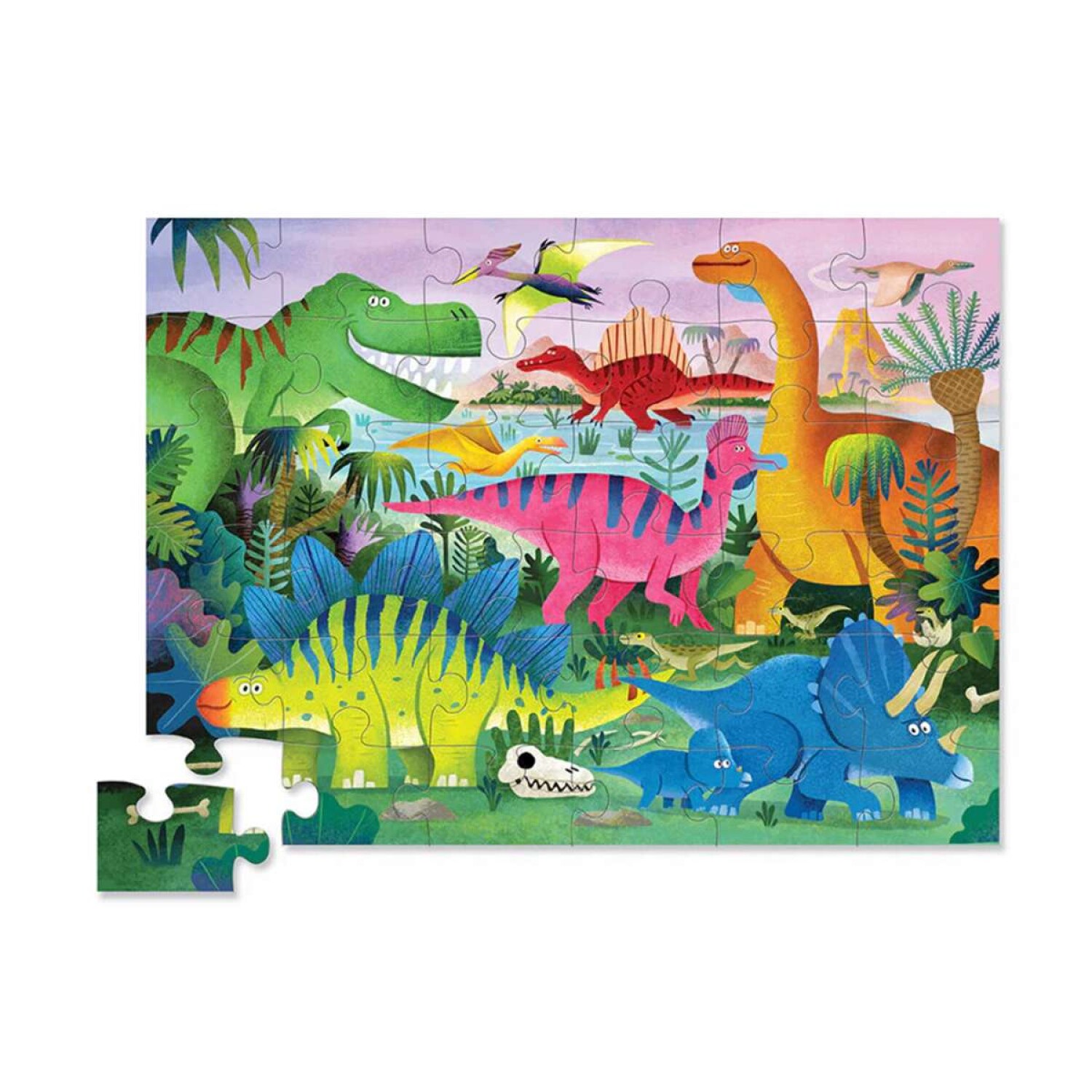 Puzzle Crocodile Creek 36 Piezas 45 x 60 cm - Dinosaurios — Tienda Soy ...