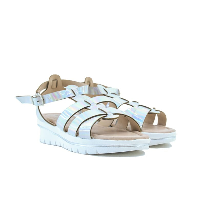 Sandalias Chill Sunday de Niños - CS JUANA Plateado