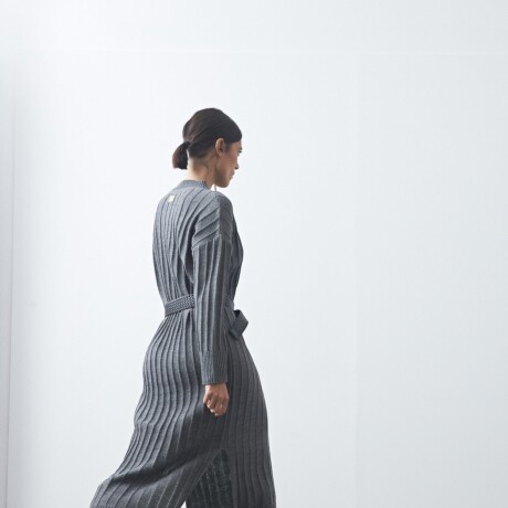 VESTIDO SIMEON Gris Osc Melange