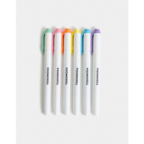 Set De Resaltadores Combinacion Multicolor