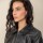 Campera cuero Thar Negro