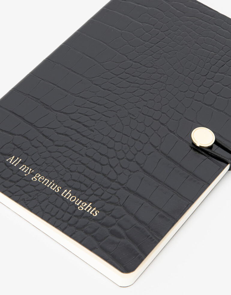 Anotadores Cuadernos y Memos Cuaderno Cuaderno De Pu Negro - Negro
