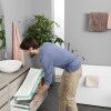 Baño Stokke flexibath set c reposera blanco verde agua