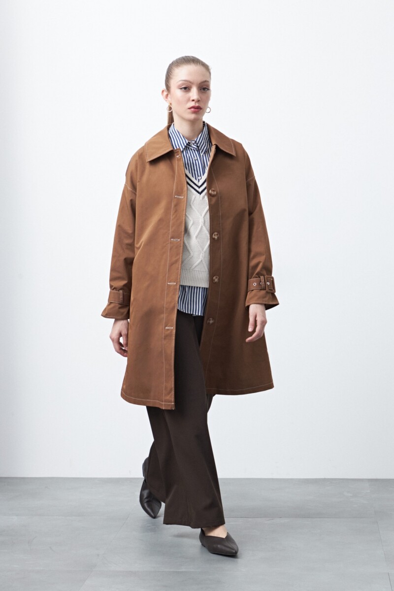TRENCH TESSA Marron
