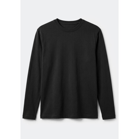 CAMISETA ML MASC PRETO ESCURO