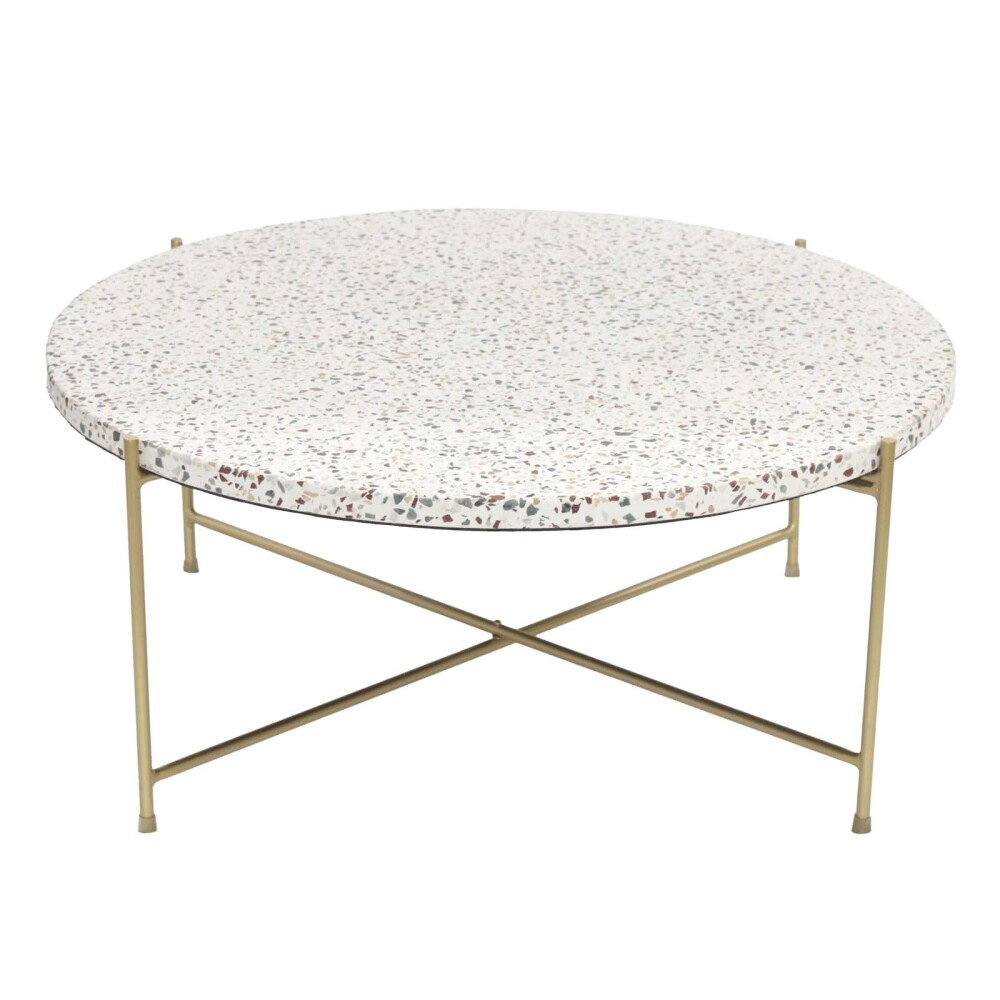 MESA RATONA TERRAZO BLANCO TERRA