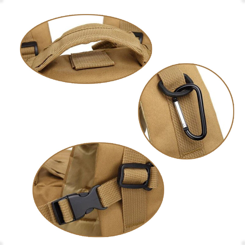 Mochila Táctica Grande Waterproof 60l Sistema Molles Marrón