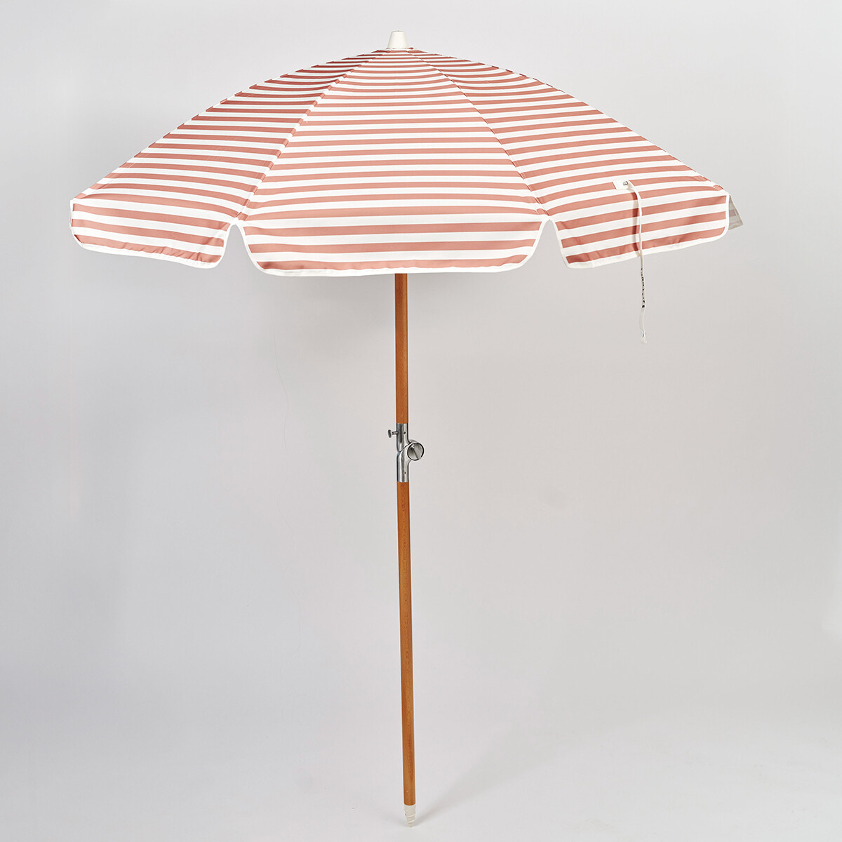 SOMBMAD - Sombrilla De Playa De Lujo Regulable Sunnylife - Tierra Clay Stripe 