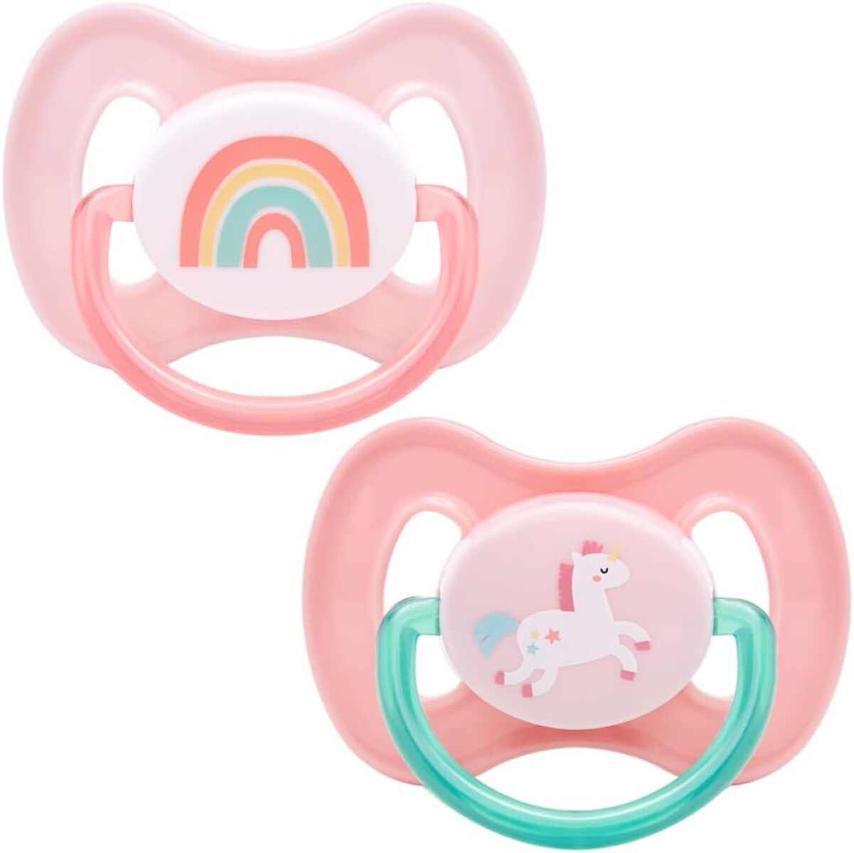 Set x2 chupetes BUBA fisiologico 6-18 meses - magic unicornio 