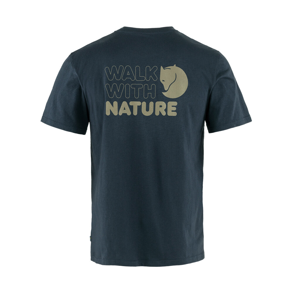 Walk With Nature T-shirt M - Hombre Dark Navy