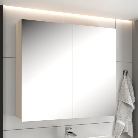 ESPEJO BOTIQUÍN 80 CM MDF NATURAL-BEIGE DENVER