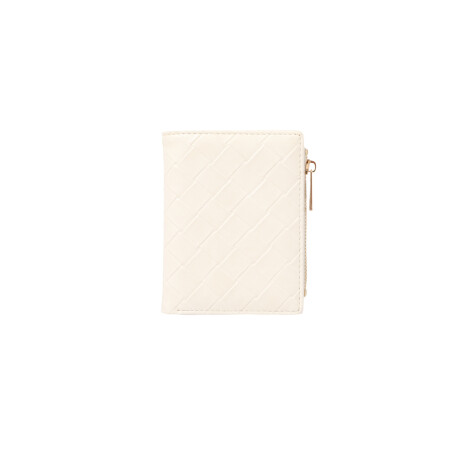 Monedero cadena blanco