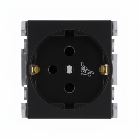 TOMA SCHUKO 16A250V ATENEA Módulo Schuko 2P+T 16A Ateneo Grafito