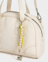Bowling Cartera Bowling Con Charm - Blanco Crudo