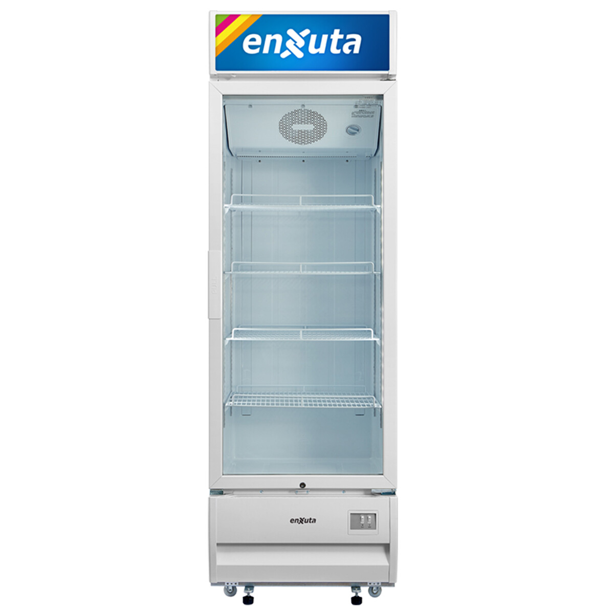 Enfriador De Bebidas Con Cenefa Led Enxuta 416 Litros Venx9415 