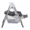 Silla de comer para bebé Bebesit Snack plegable y ajustable gris con cinturón seguro para usar en casa Gris