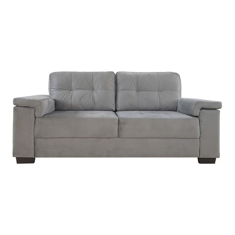 Sillón Sofá Luares 3 Cuerpos Tela Gris Sillón Sofá Luares 3 Cuerpos Tela Gris