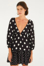 VESTIDO LUNARES Negro